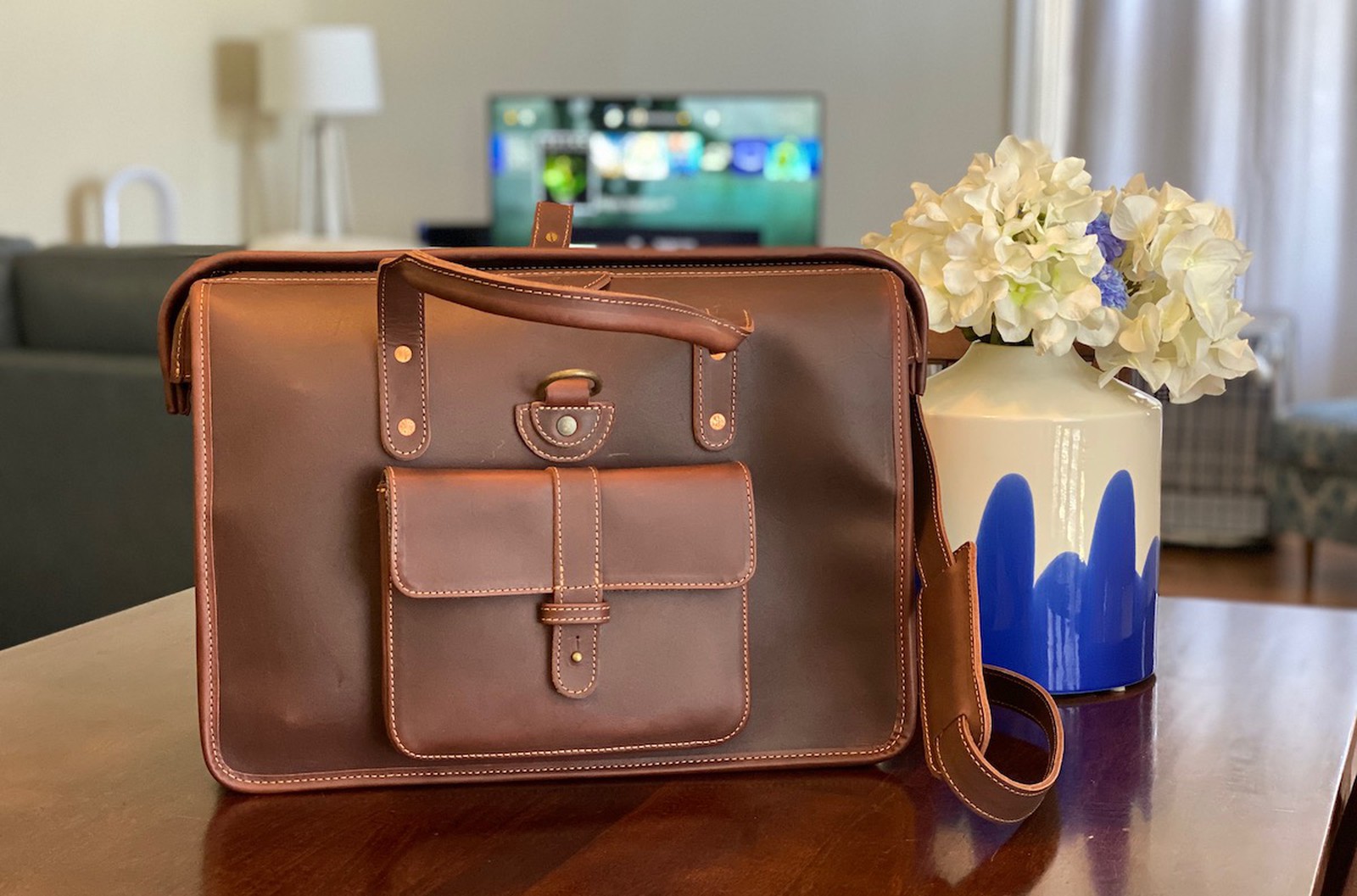 gladstone leather briefcase