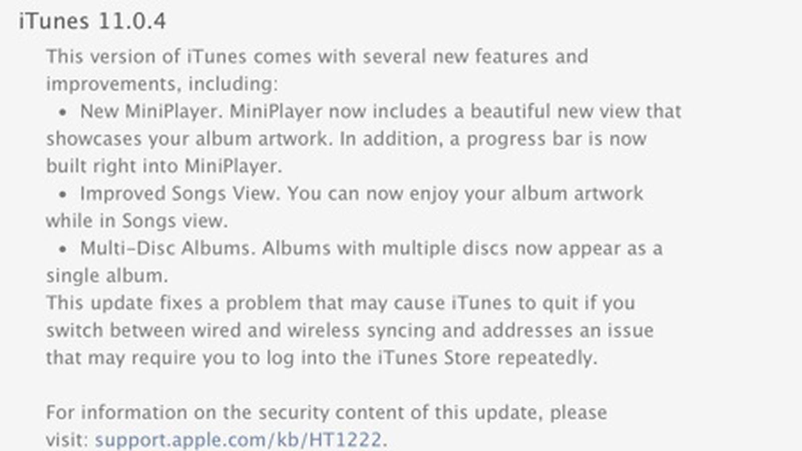 download itunes 11.0.4 for mac