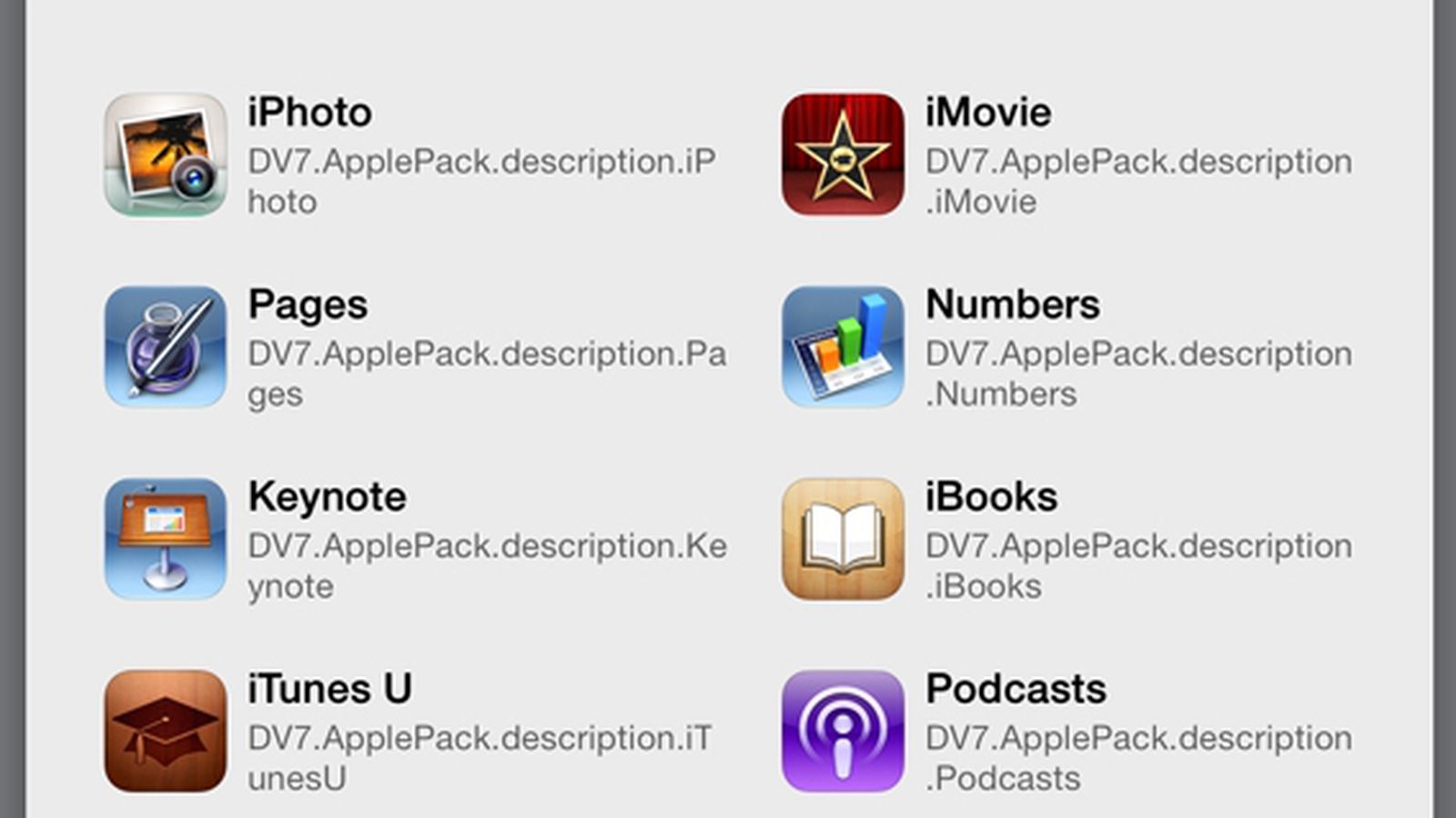 cannot download iwork and ilife apps for free on ipad