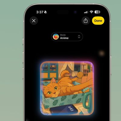 ios 26 anime image playground style