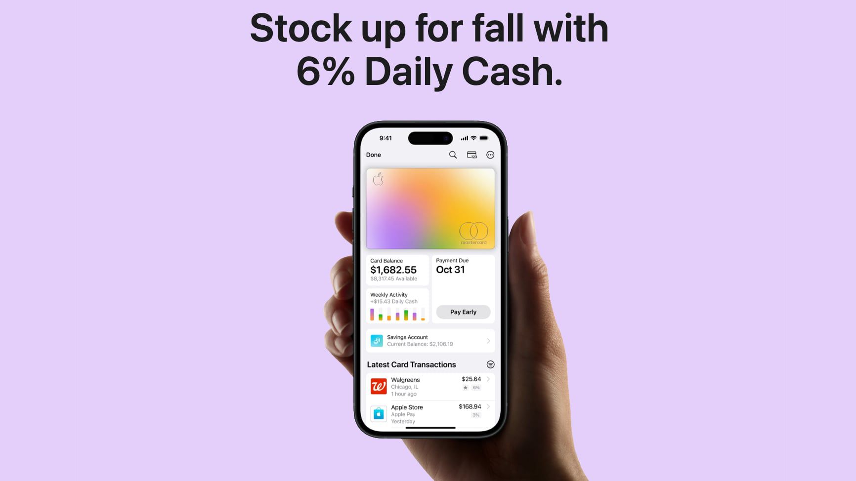 photo of Latest Apple Card Promo Offers 6% Daily Cash Back at Walgreens and Duane Reade image