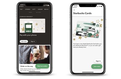 starbucks mobile in store pay