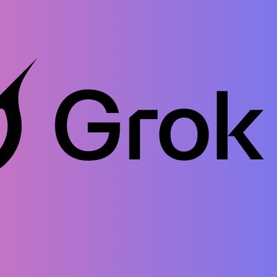 grok logo purple gradient