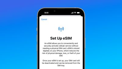 iPhone eSIM Setup