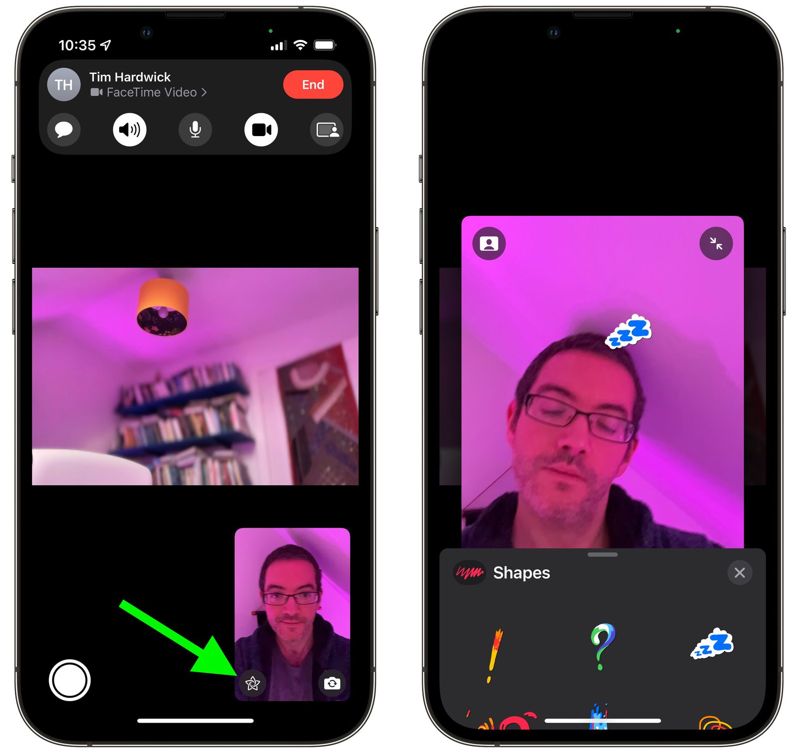 How To Use Effects In Facetime Macrumors