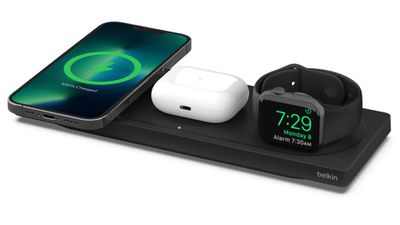 stortbui Gymnast klein Belkin Launches $150 3-in-1 Charger With Fast Charging for Apple Watch  Series 7 - MacRumors