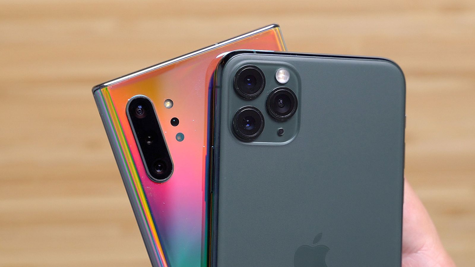 samsung note 10 vs iphone 11 pro max