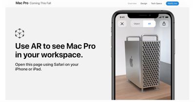 mac pro ar preview