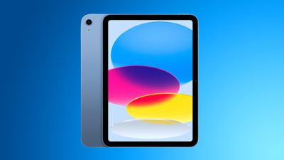 iPad de décima generación en azul