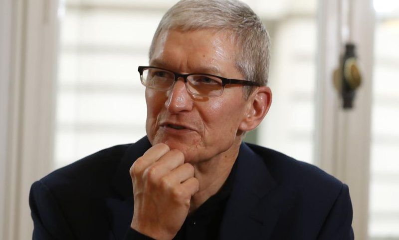 tim cook fake news image