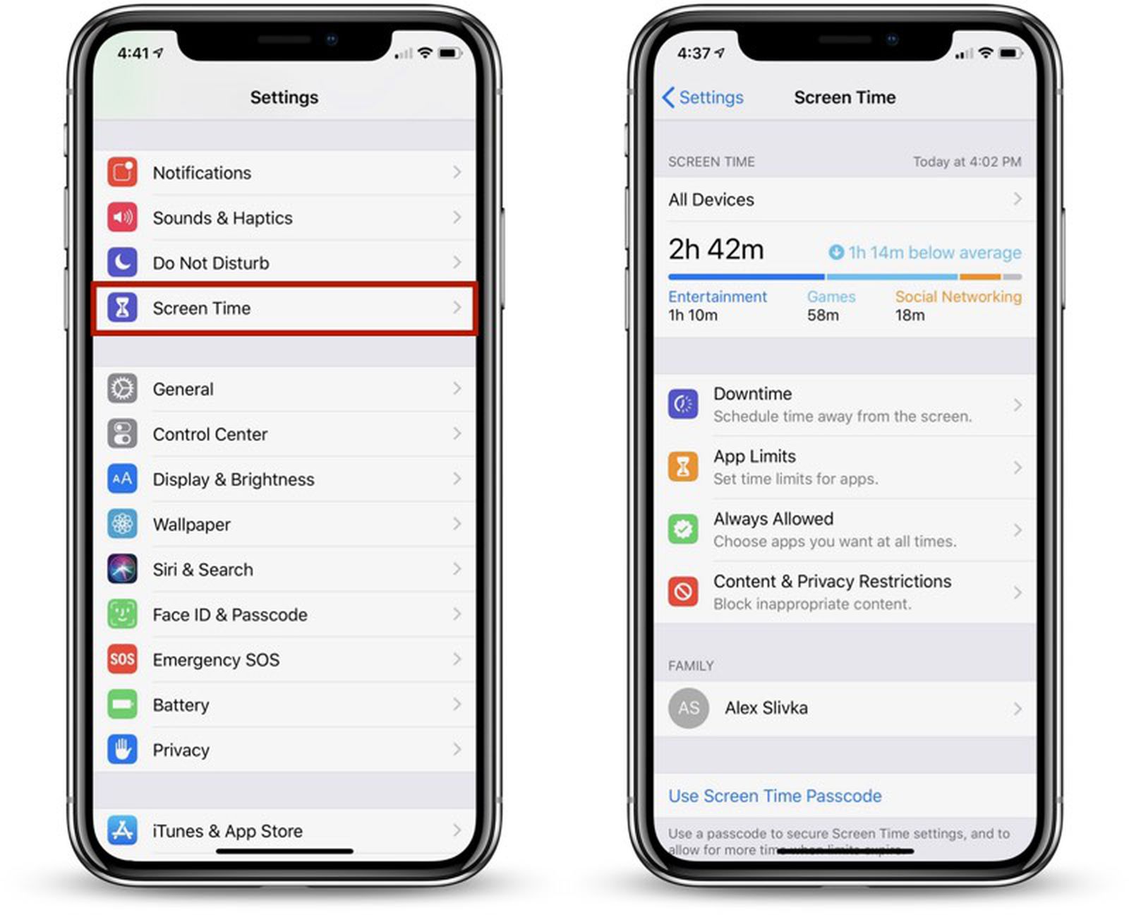 How To Use Screen Time In IOS 12 MacRumors