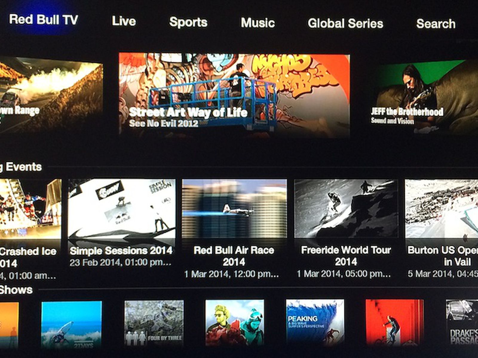 Apple Adds 'Red Bull TV' Action Sports Channel Apple TV - MacRumors