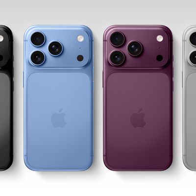 Four iPhone 18 Pro Colors Mock Feature