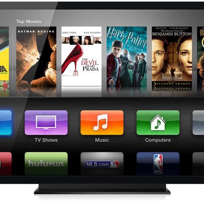 apple tv interface 2012