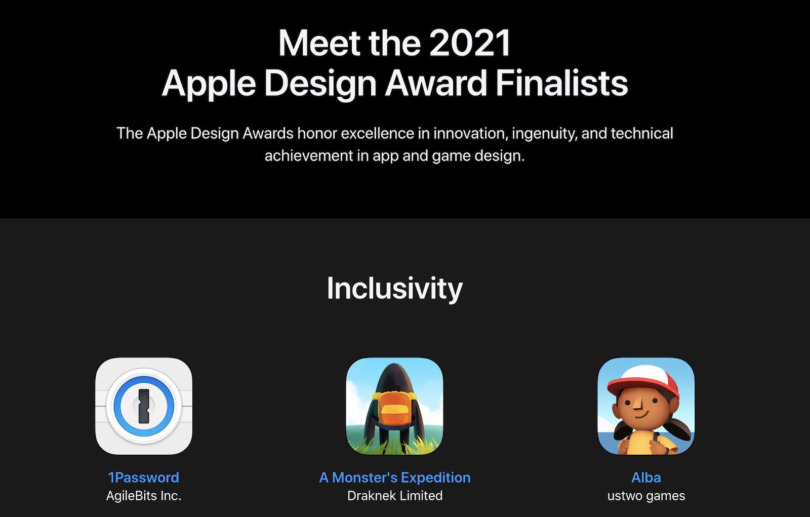 App Store Awards honor the best apps and games of 2021 - Apple