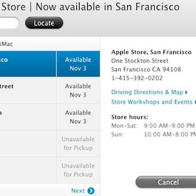 apple in store pickup sf1