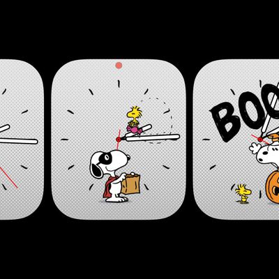 snoopy halloween watch faces