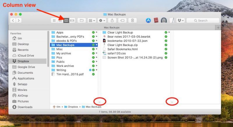 macbook pro file explorer