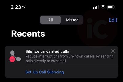 ios 14 5 silence unknown callers prompt