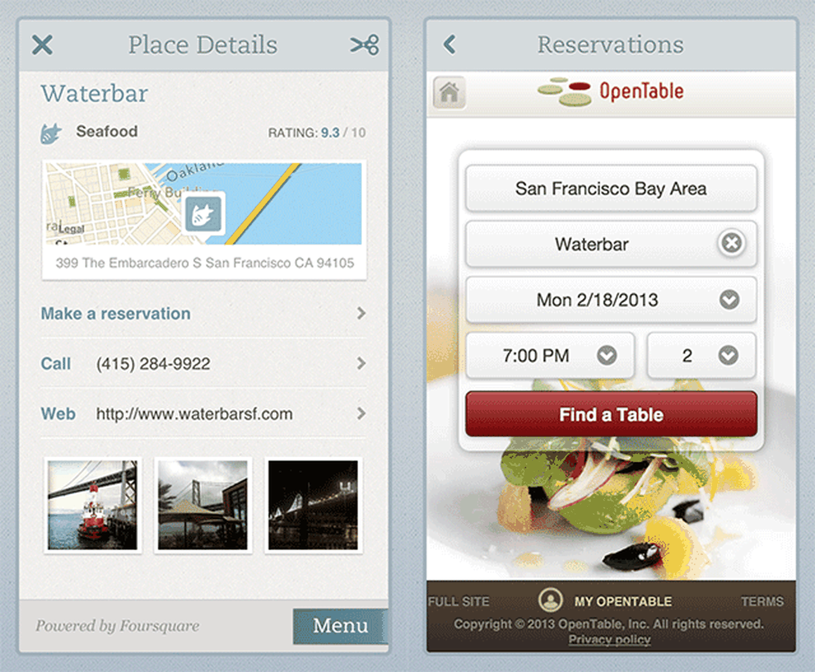 Evernote Food Updated to Include OpenTable Reservations and Foursquare