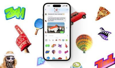 iOS 17 sticker drawer