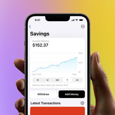 apple card savings account