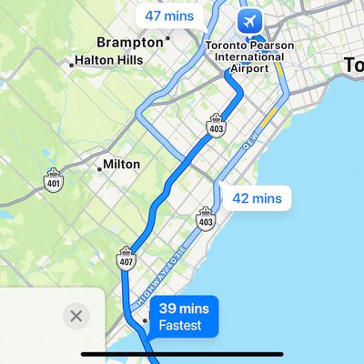 Apple Maps Toronto