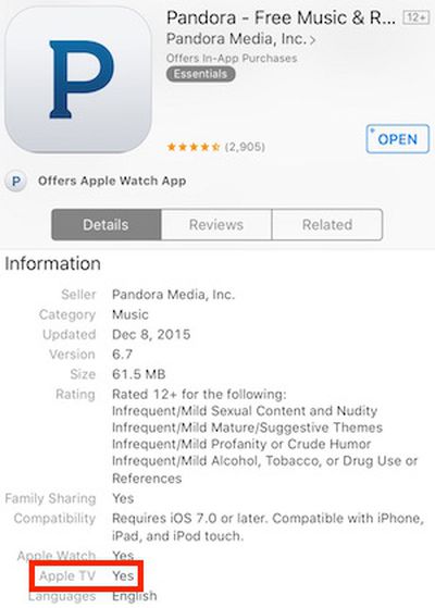 pandora_apple_tv_app_listing