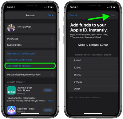 2how to add funds to your apple id 