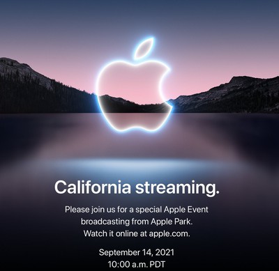 Evento de Apple: ‘California Streaming’ anunciado el 14 de septiembre con iPhone 13 y Apple Watch Series 7 esperado