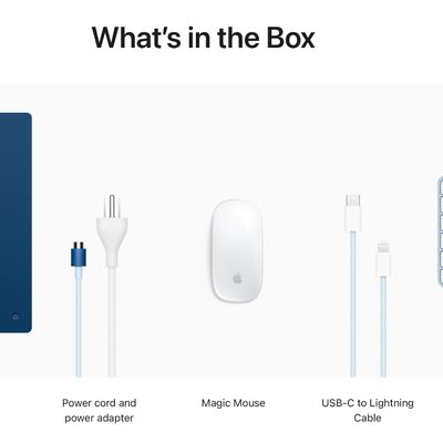 m3 imac whats in the box