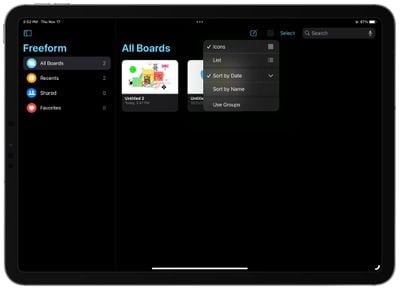 freeform multiple boards