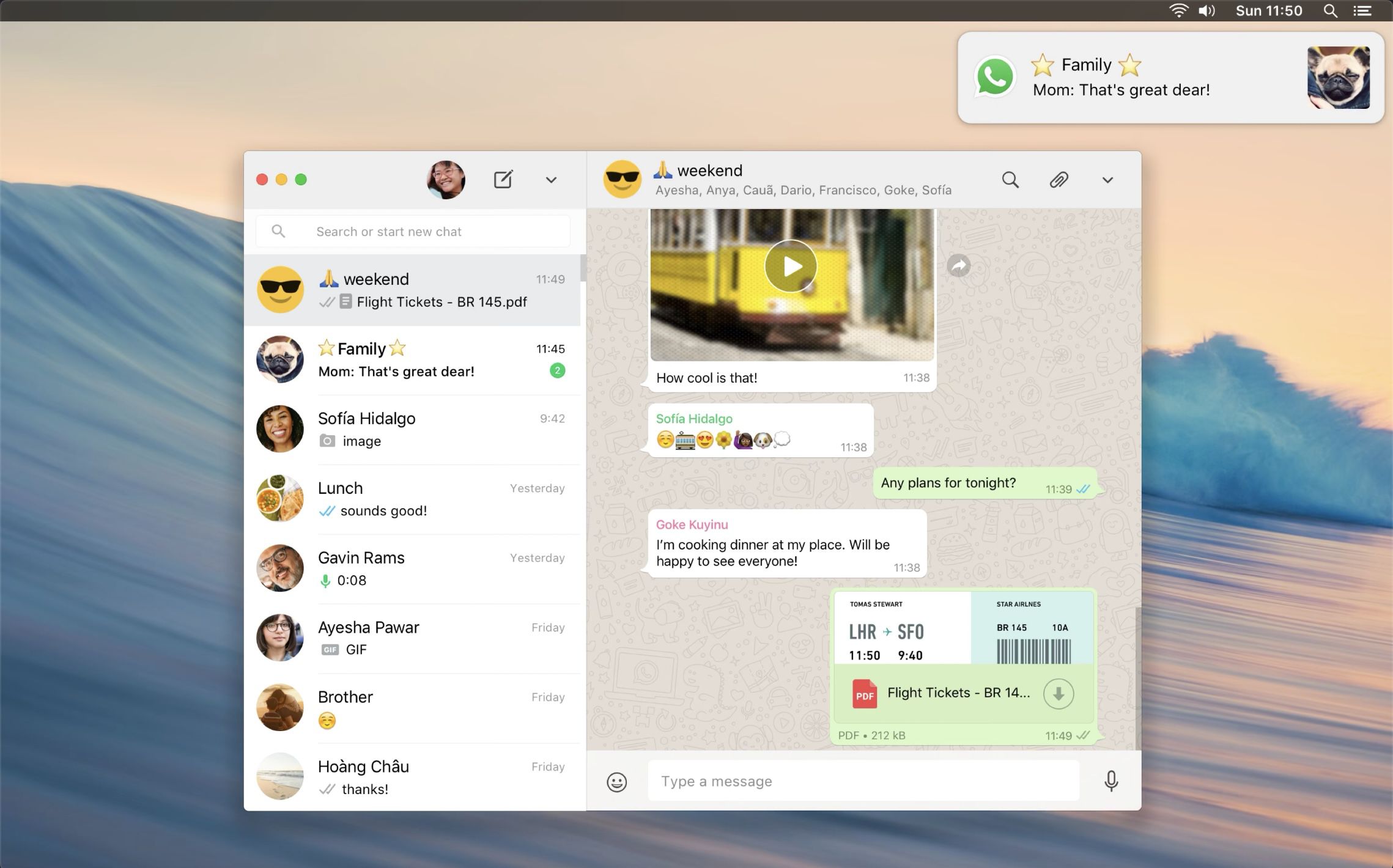 whatsapp for macbook pro