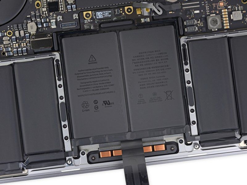 2018 13-Inch MacBook Pro Teardown Finds Larger Battery, Redesigned ...