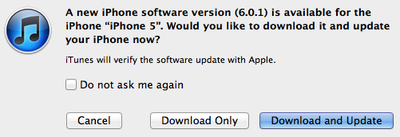 ios 6 0 1 itunes