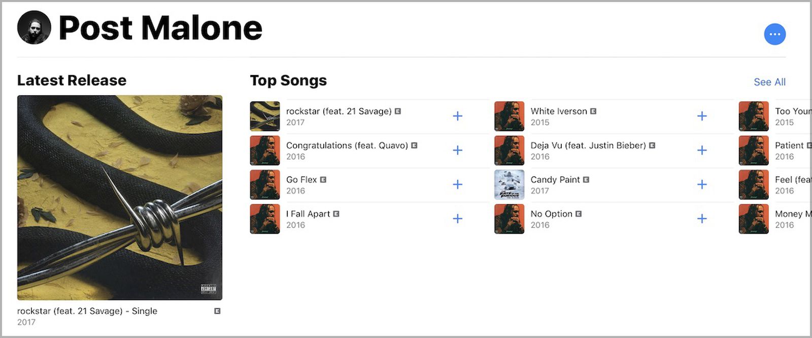 Post Malone's 'Rockstar' Breaks Apple Music's Single Week Streaming Record  - XXL