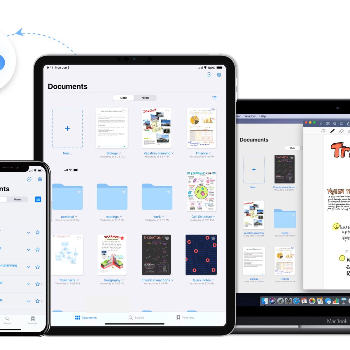 sync notability from ipad to mac