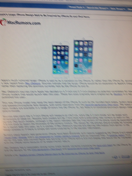 iphone 5c ipod nano large screen image