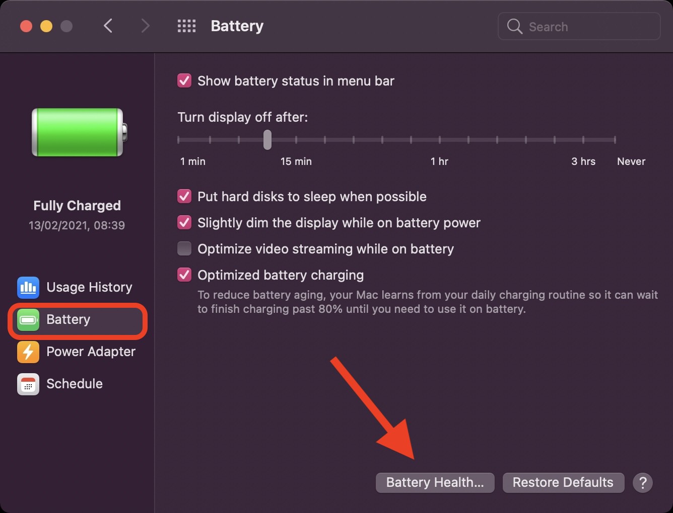 battery health 2 for mac