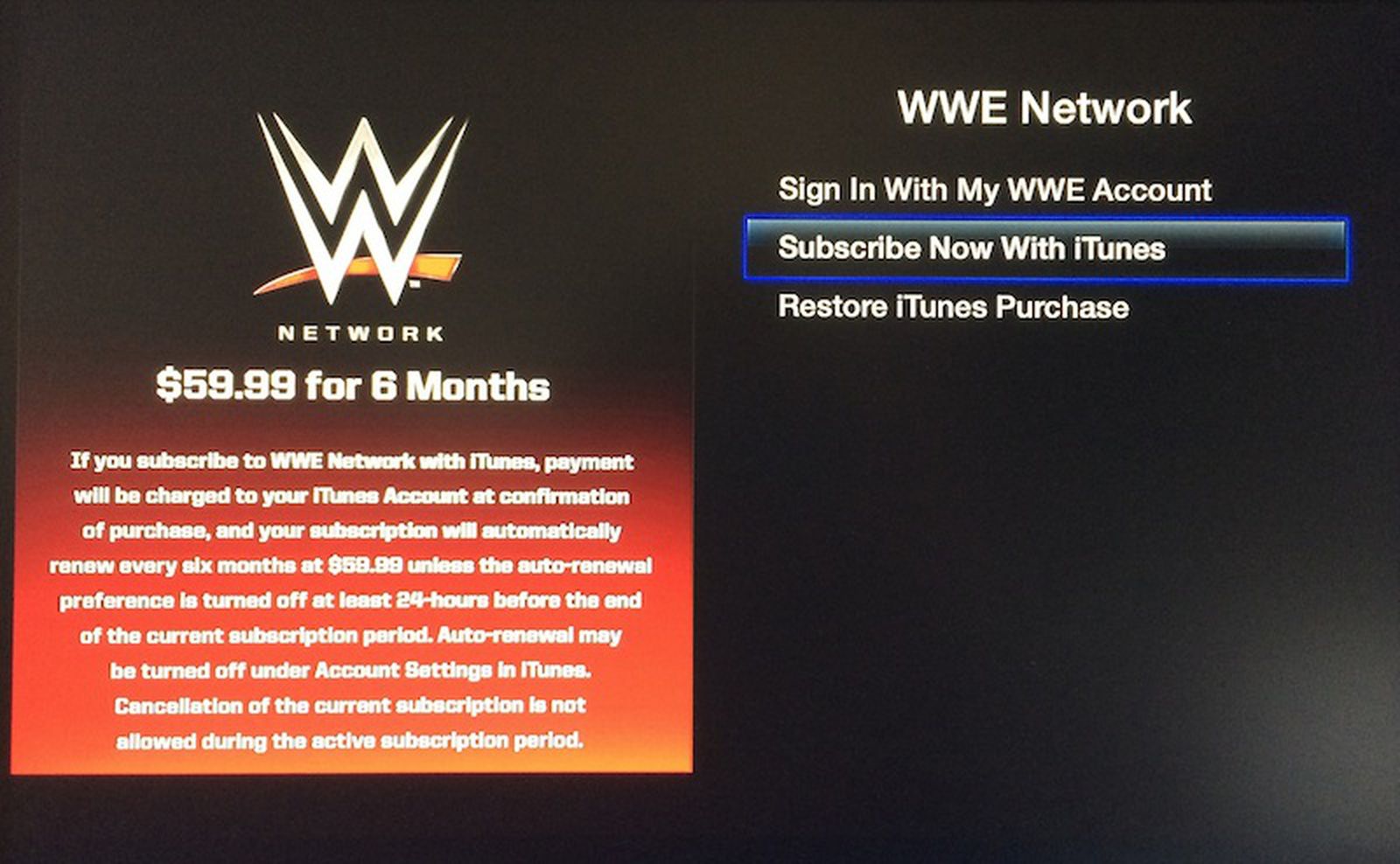 World Wrestling Entertainment Channel nu beschikbaar voor iOS en Apple TV.