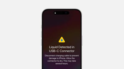 liquid detected iphone alert