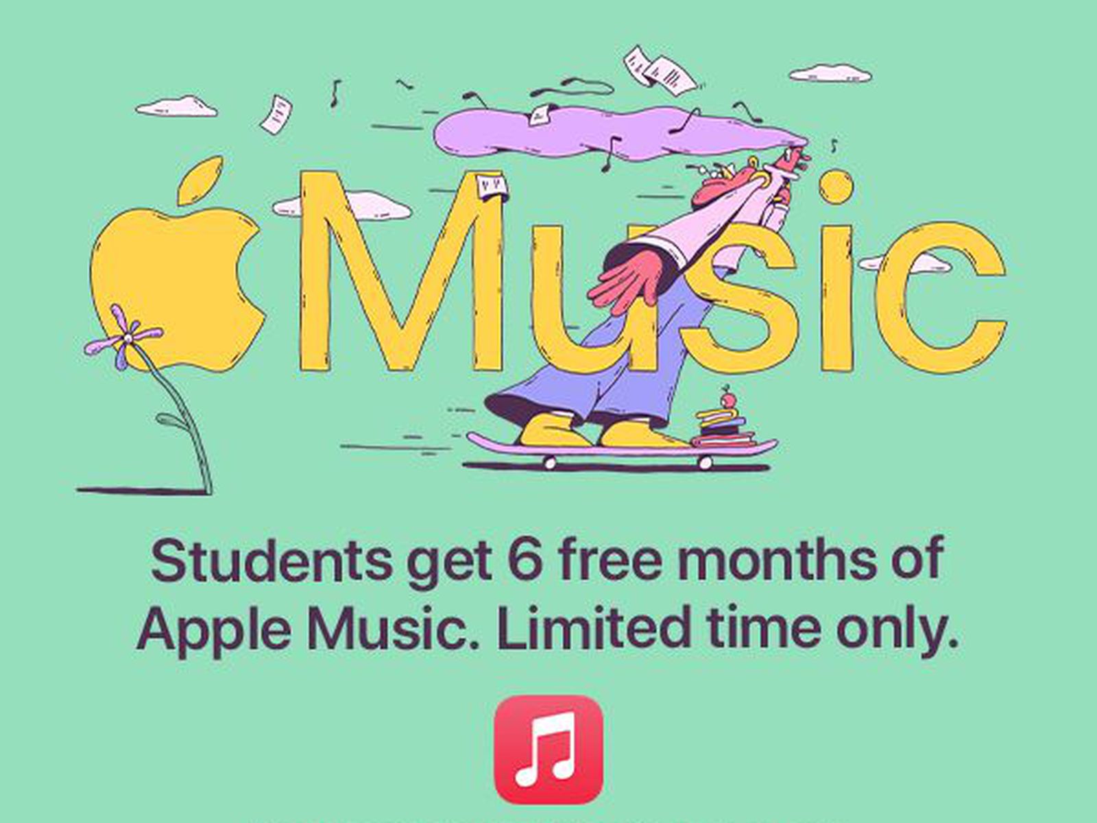 Apple Music Offering Six Month Free Trial To Students Until End Of April Macrumors