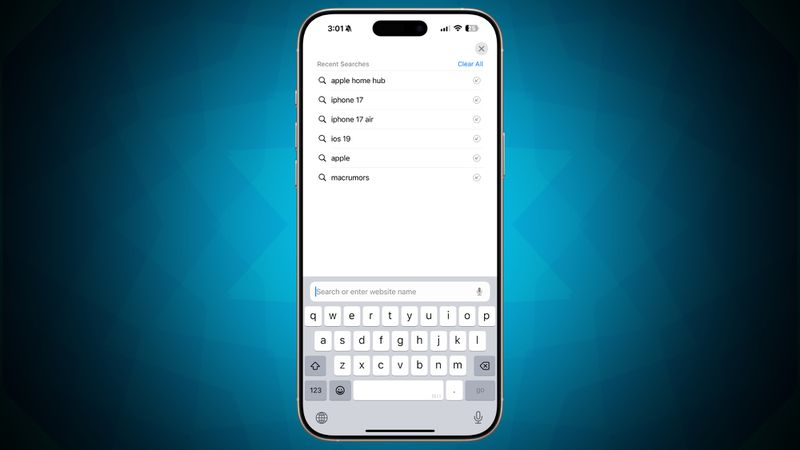 iOS 18.4 Shows Your Search History in New Safari Tabs - MacRumors