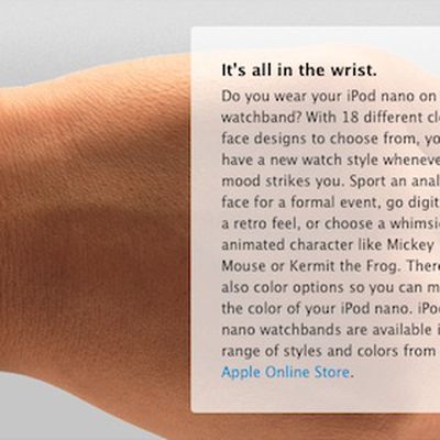 ipod nano wristwatch
