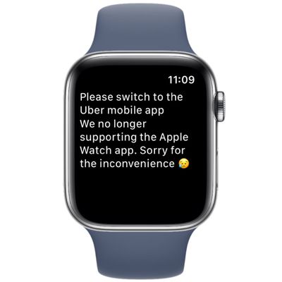 uber apple watch app