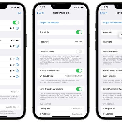 wifi password ios 16
