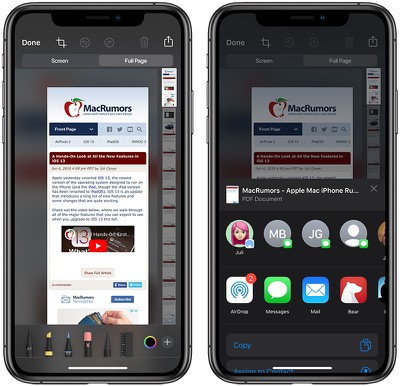 How To Save Or Share A Safari Web Page As A Pdf In Ios 13 Macrumors