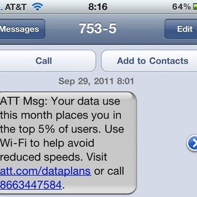 att throttle warning