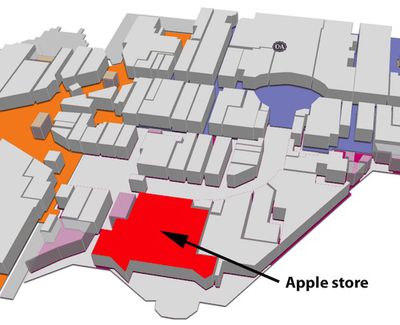 apple retail quatre temps plan