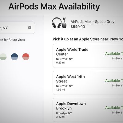 airpods max apple store pickup